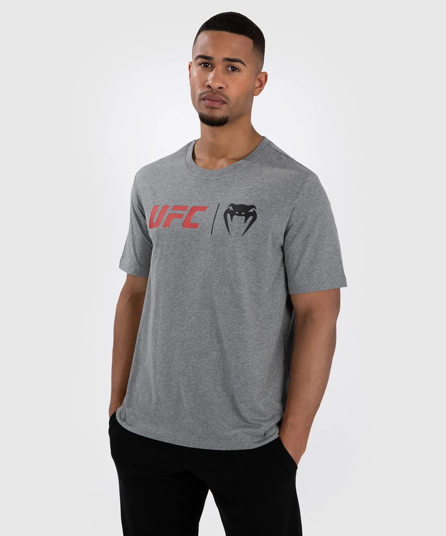 UFC Venum Classic T-Shirt - Grey/Red