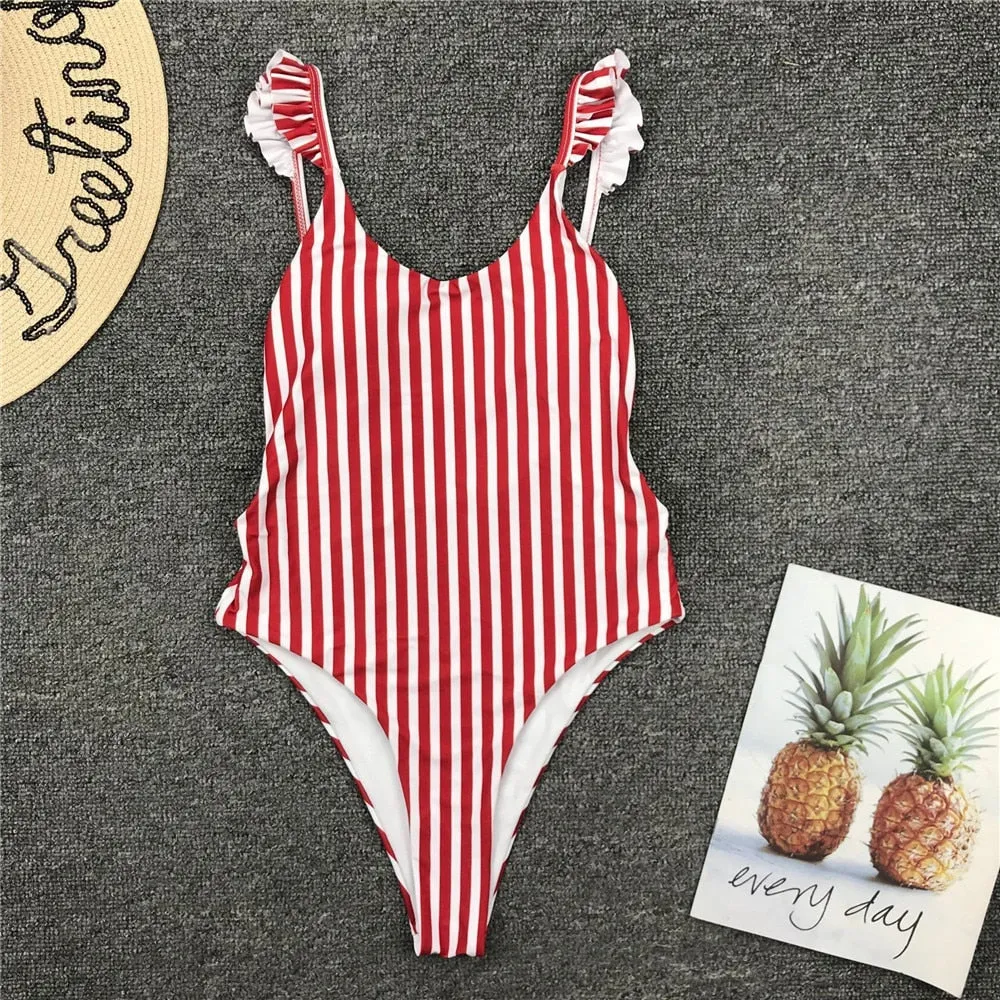 VenusFox Sexy Backless One Piece Swimsuit Monokini Beach Swimwear Women Tankini Badpak Dames Maillot De Bain Biquini Maio Trikini