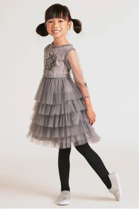 Wild & Gorgeous Moon Dance Dress - Grey