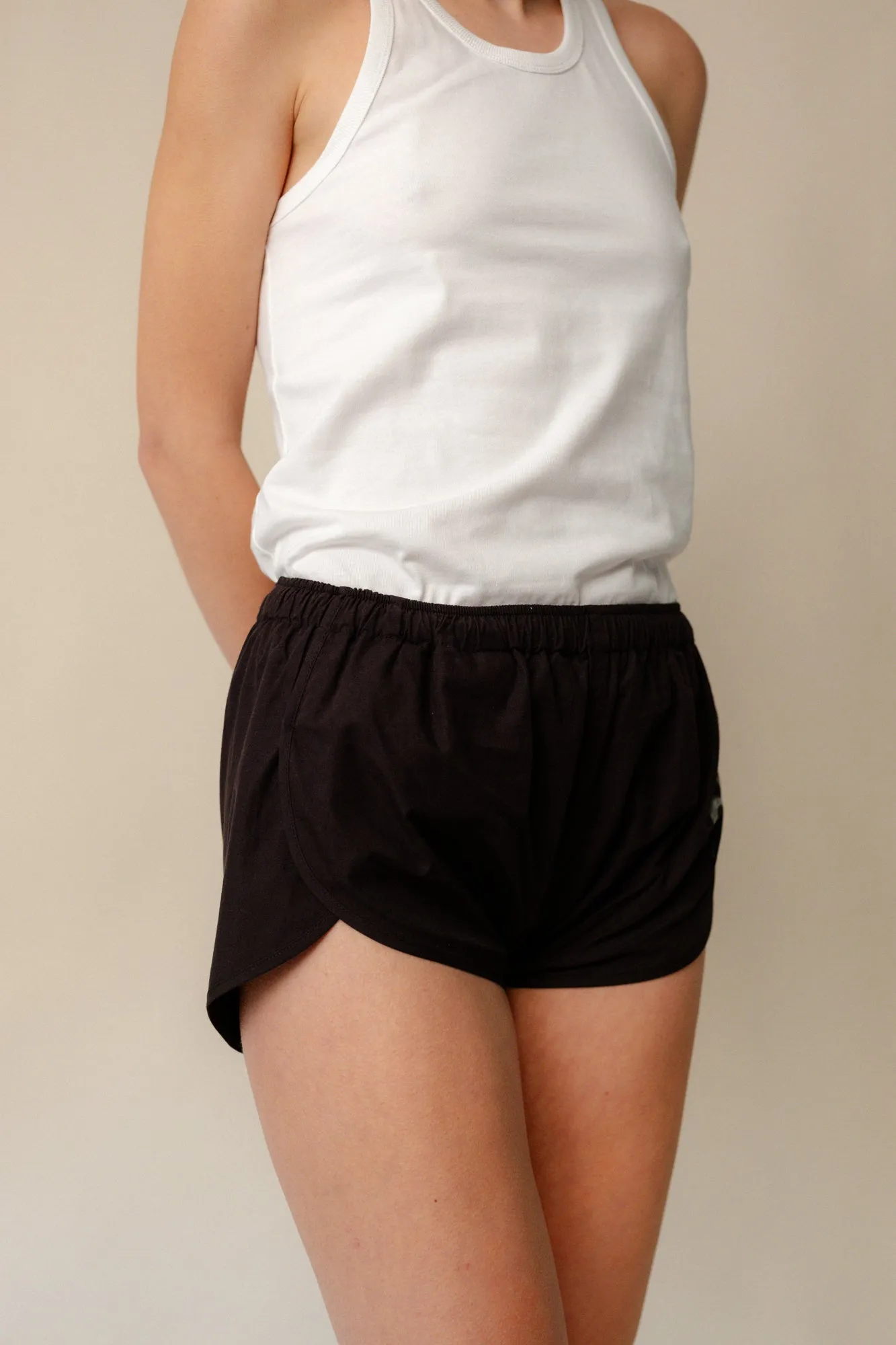 Women's Lightweight Running Short Plastic Free - Black