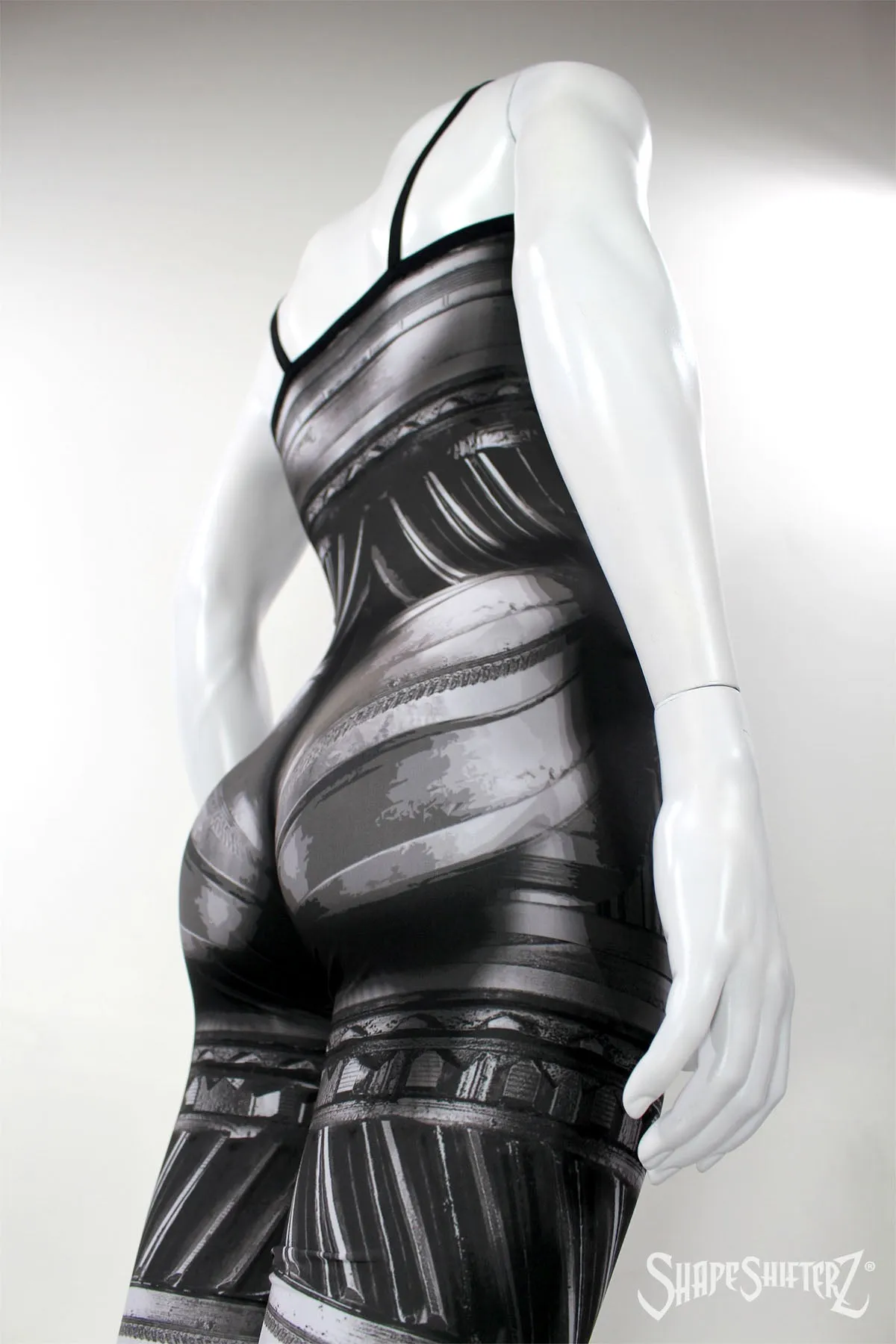 Women's 'Robotica' UNITARD -- sportswear/costume - Steampunk/Robot